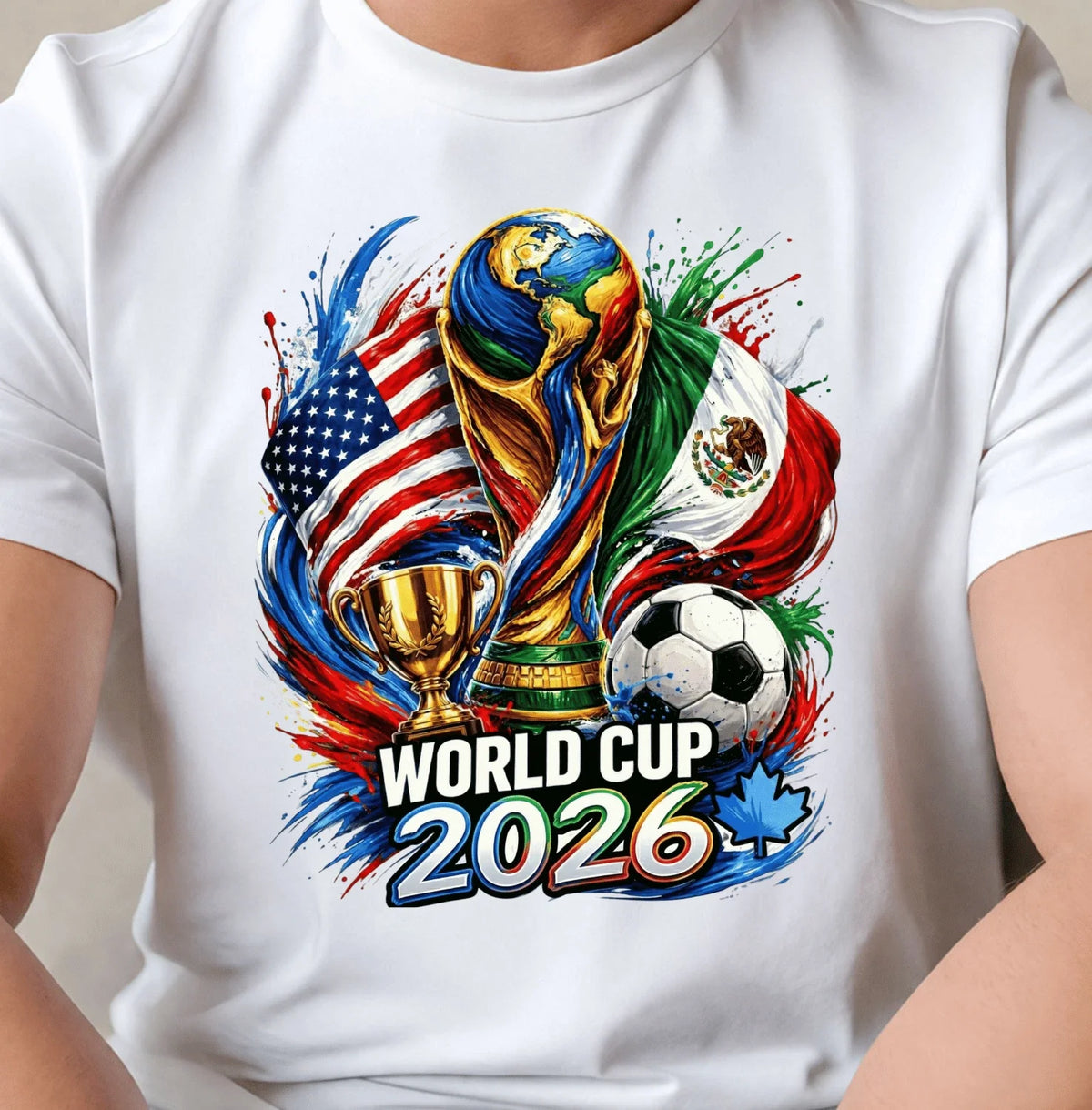 World Cup 2026 Shirt USA Canada Mexico Soccer Fan Football Lover Gift Unisex