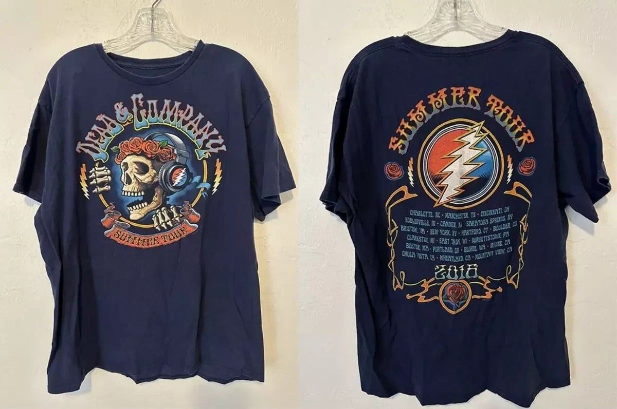 Dead And Company 2016 Summer Tour Concert Men’s Size S-5XL Navy Unisex