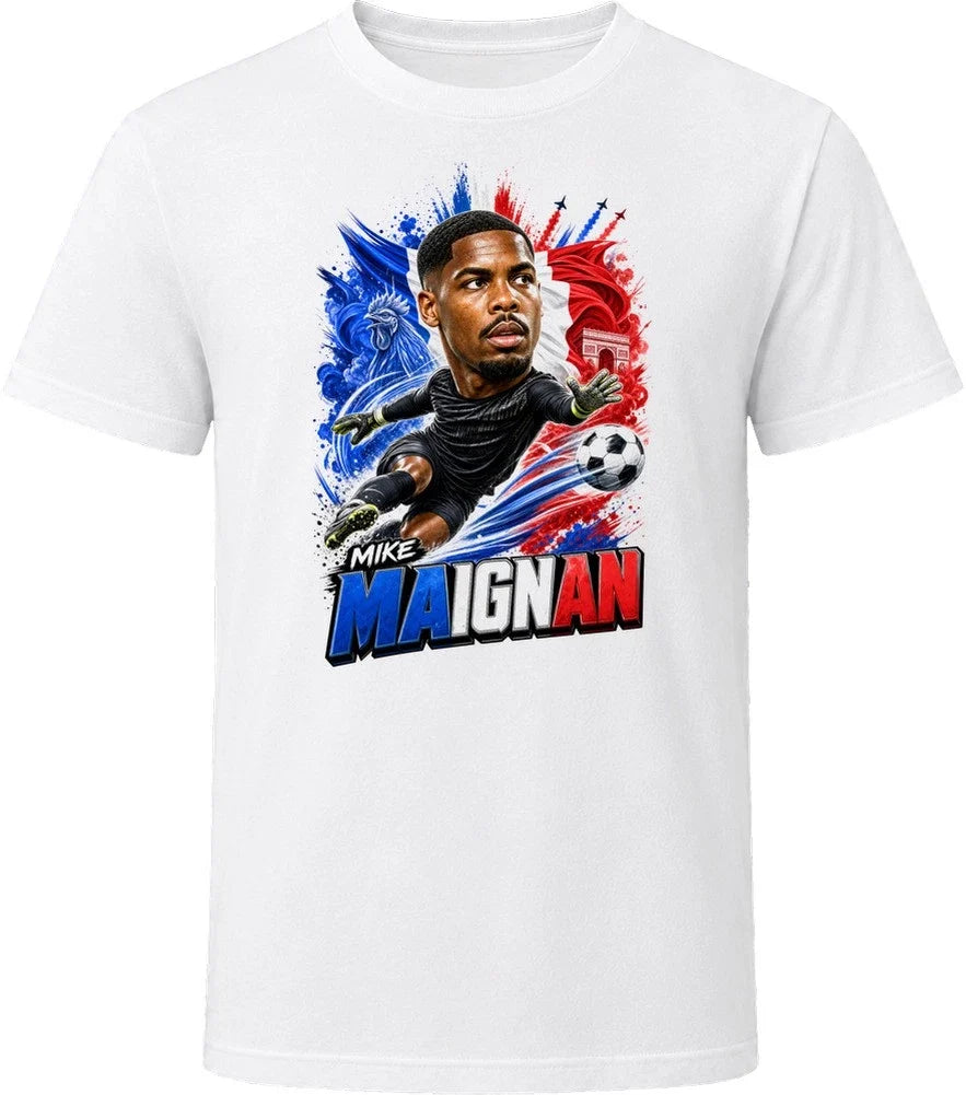 Mike Maignan France Soccer Caricature 2026 World Cup T Shirt Unisex