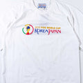 Vintage 2002 World Cup Korea Japan T Shirt Medium Promo Soccer Graphic Tee Y2K Unisex