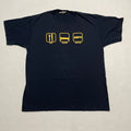 Vtg 90s ESPN Shirt Mens XL Extra Large Blue Eat Sleep Watch Champion T Shirt Unisex