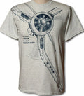 F4U Corsair WW2 WWII Airplane with HUGE print , Youth to Adult 5XL Unisex
