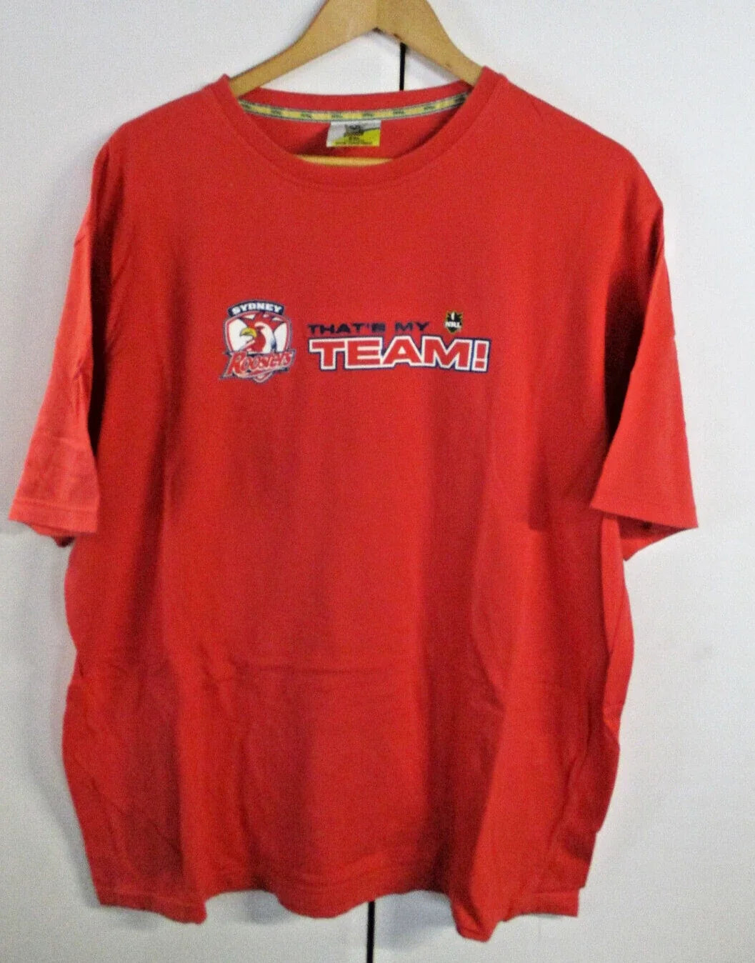 NRL Team Supporter - Sydney Roosters That's My Team - Men's Size XXL Unisex