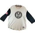 Mitchell And Ness Atlanta United FC Soccer Shirt Mens XL Gray Graphic Logo Flag Unisex