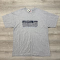 Toronto Canada Graphic T Shirt Mens XL Gray Tourist Travel City Skyline NWT Unisex