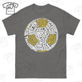 Soccer Word Art , Adult Unisex Tee, Football Terminology & Slang Design Unisex