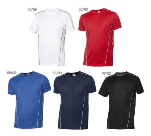 Men's Microfiber Short Sleeve Sport Technical Shirt Unisex