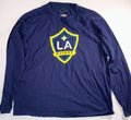 Men's Fanatics LA Galaxy Soccer Graphic Blue Long Sleeve Shirt XL 9 Imbrahimovic Unisex