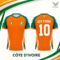 Ivory Coast Cote D'Ivoire Football Breathable Unisex World Cup 2026 Unisex