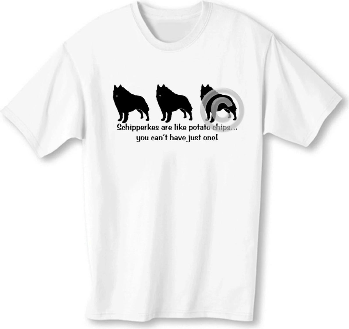 Schipperke Dog Potato Chips, can't have just one! or Pillow (S) Choices Unisex