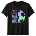 Dont Let The Pretty Face Womens Girls Soccer Birthday Gift For Her Unisex