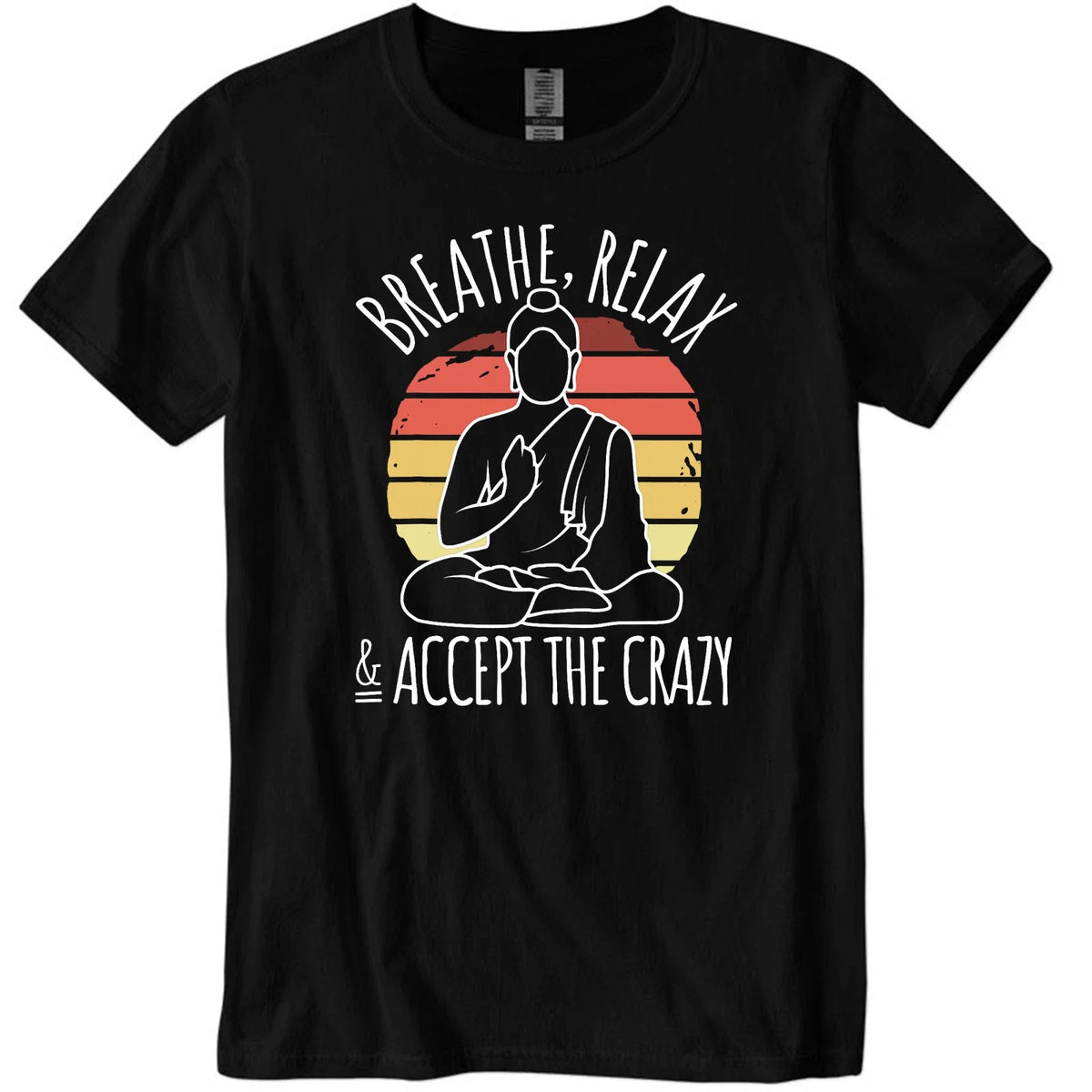 Breathe and Relax Graphic Casual T Shirt Unisex