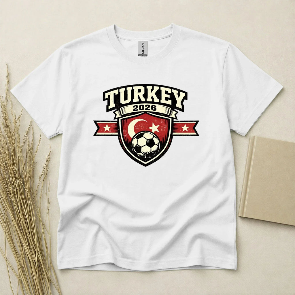 Turkey 2026 Football Fan T Shirt Soccer Supporters Gildan Cotton Family Top Unisex