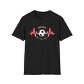 Soccer Heartbeat Soccer Fans, Sports Lovers, Gift for Athletes Unisex