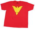 X-Men Adult New - Dark Phoenix Simple Red Yellow Costume Front Unisex
