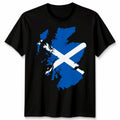 Scotland Flag Slash Unisex T Shirt Scottish Football Rugby Fan Gift Idea Tee Unisex