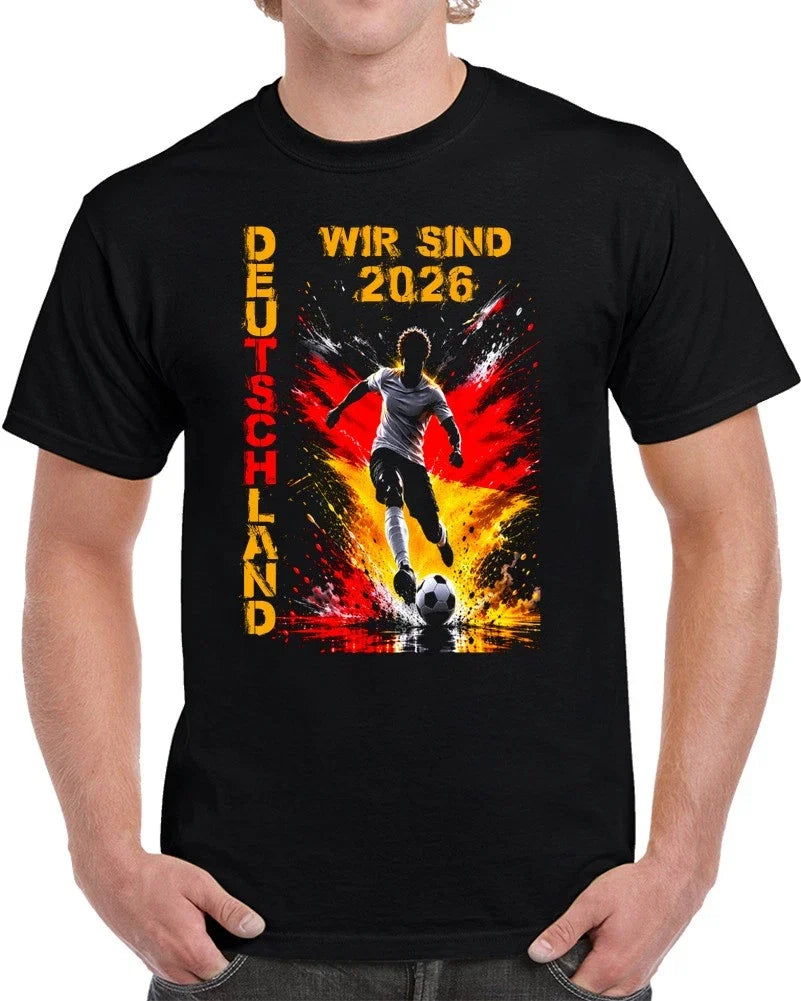 Fußball Wir Sind Deutschland 2026 Soccer gift Germany T Shirt Unisex