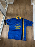 Vintage 90s Umbro men's Blue Soccer shirt Football jersey Size: XL Unisex