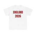 England 2026 | World Cup Football Soccer Tee Cotton Unisex