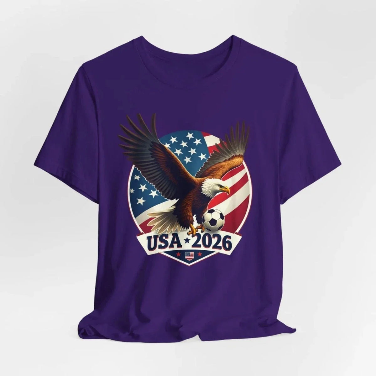 USA 2026 Eagle Soccer Patriotic American Flag Graphic Unisex