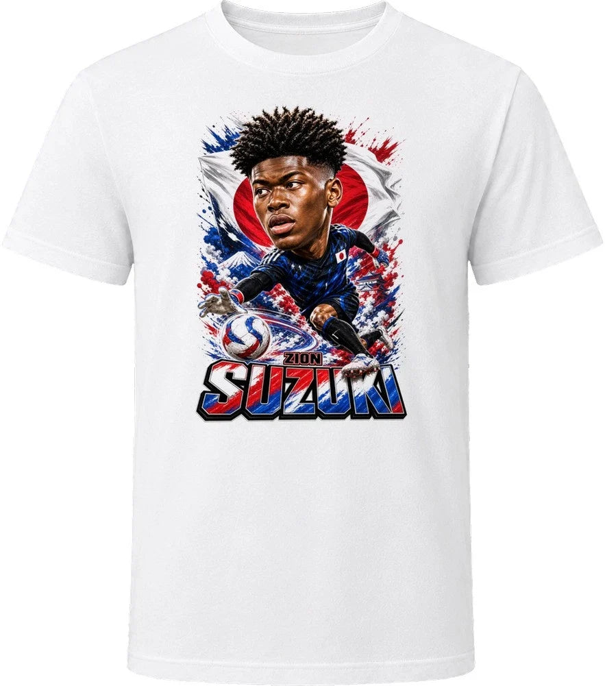 Zion Suzuki Japan Soccer Caricature 2026 World Cup T Shirt Unisex