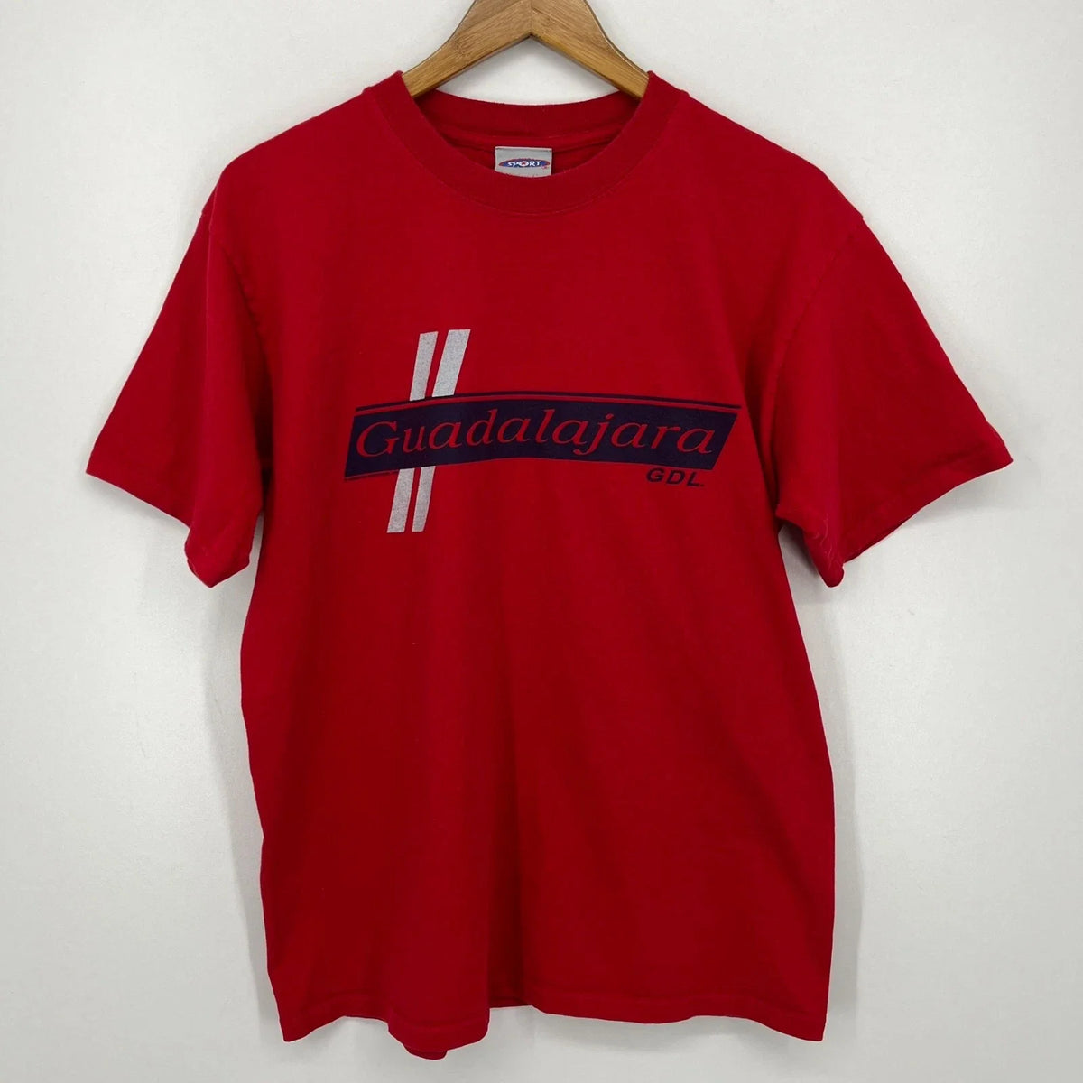 Guadalajara GDL Men's Size L Red Vtg 1998 Mexico Soccer Logo Vintage Unisex