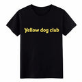 Yellow Dog Club Simple , Minimalist Dog Mom Cotton Tee Unisex