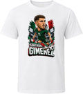 Santiago Gimenez, Mexico Caricature Soccer 2026 T Shirt Unisex
