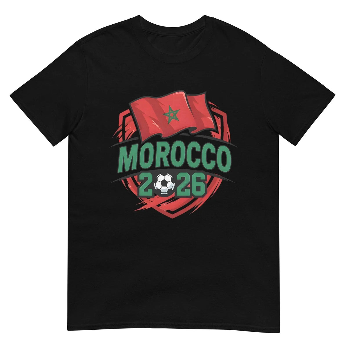 Morocco Flag Moroccan Football Soccer World 2026 Unisex