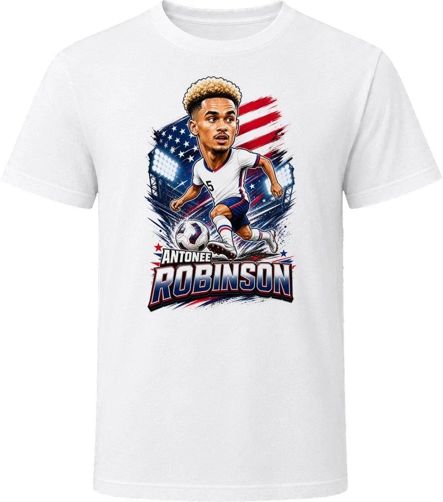 Antonee Robinson, United States Caricature Soccer 2026 T Shirt Unisex