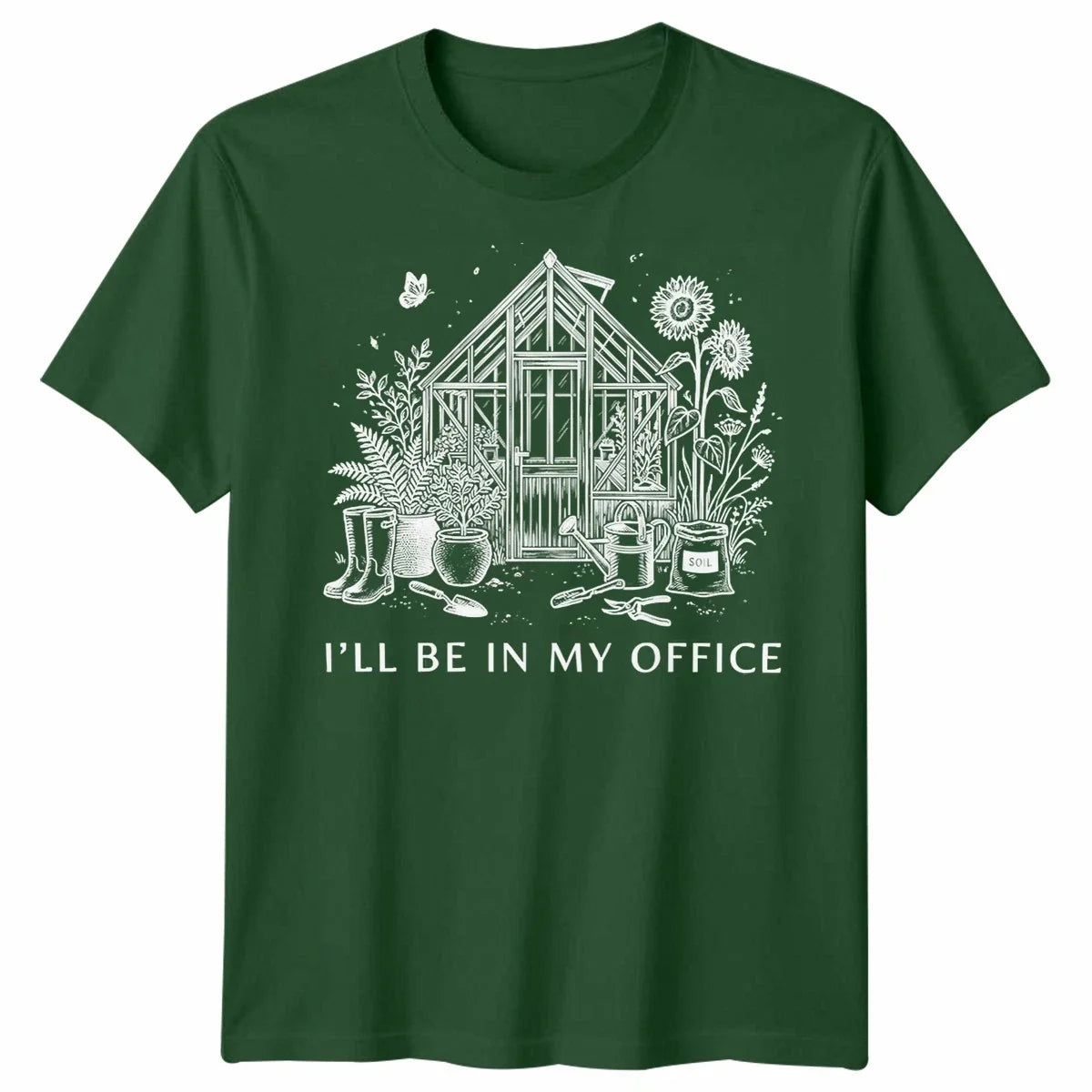 Greenhouse Gardening Unisex T Shirt Plant Lover Tee Mum Top Gardening Humor Gift Unisex