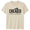 Created With A Purpose Cross Christian Faith Unisex