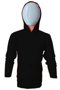 DRI-FIT Long Sleeve s, UPF 50+ Sun Protection Hooded BLACK Unisex