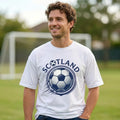Scotland Football T Shirt Soccer Ball Supporter Gift for Adults & Kids Unisex