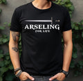 Arseling For Life Kingdom Vintage Warrior Tee Gift Graphic Print Unisex Unisex