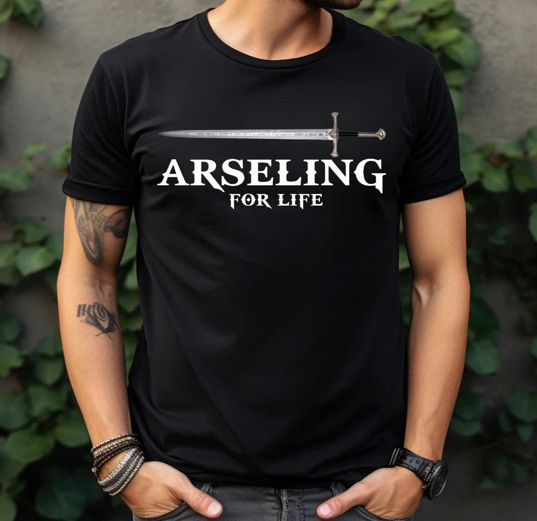 Arseling For Life Kingdom Vintage Warrior Tee Gift Graphic Print Unisex Unisex