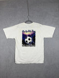 Vintage Soccer Graphic Tee On the 8th Day God Created Soccer Men’s L Gildan Unisex