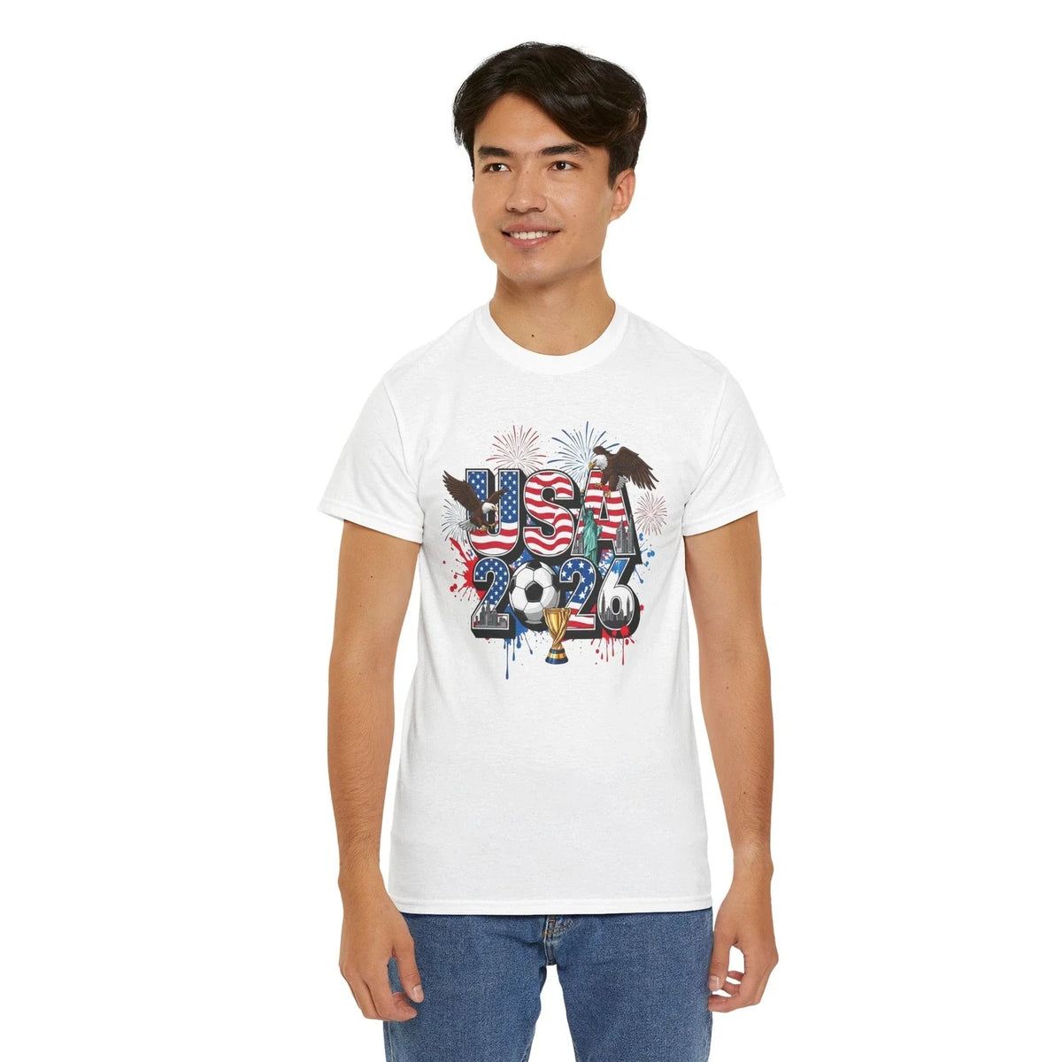 USA 2026 World Cup Trophy Soccer Fan Unisex