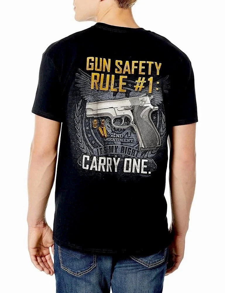 Buck Wear Rule #1 Gun Safety - 2nd Amendment Patriotic USA Unisex