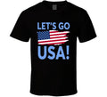 Let's Go Usa Soccer Football Fan T Shirt Unisex