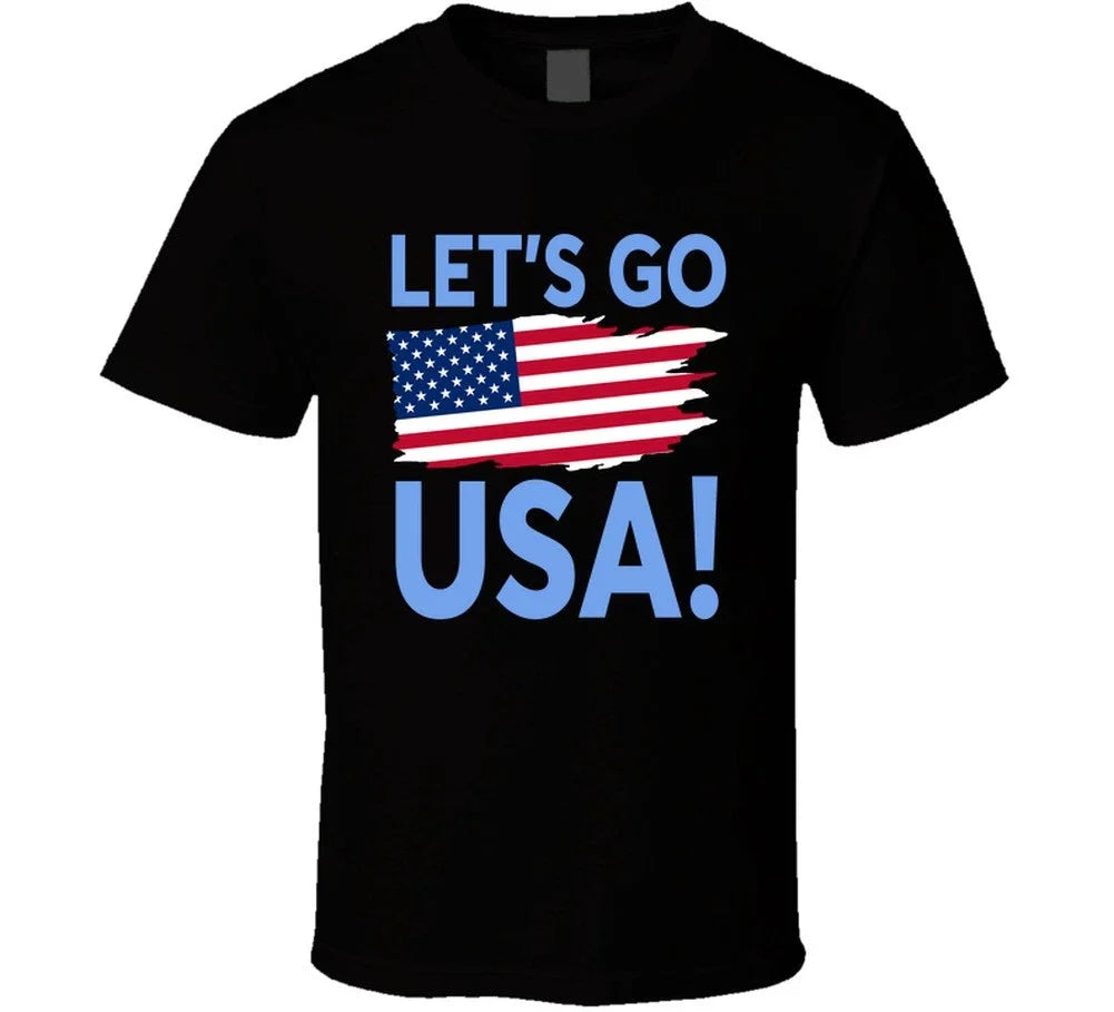 Let's Go Usa Soccer Football Fan T Shirt Unisex