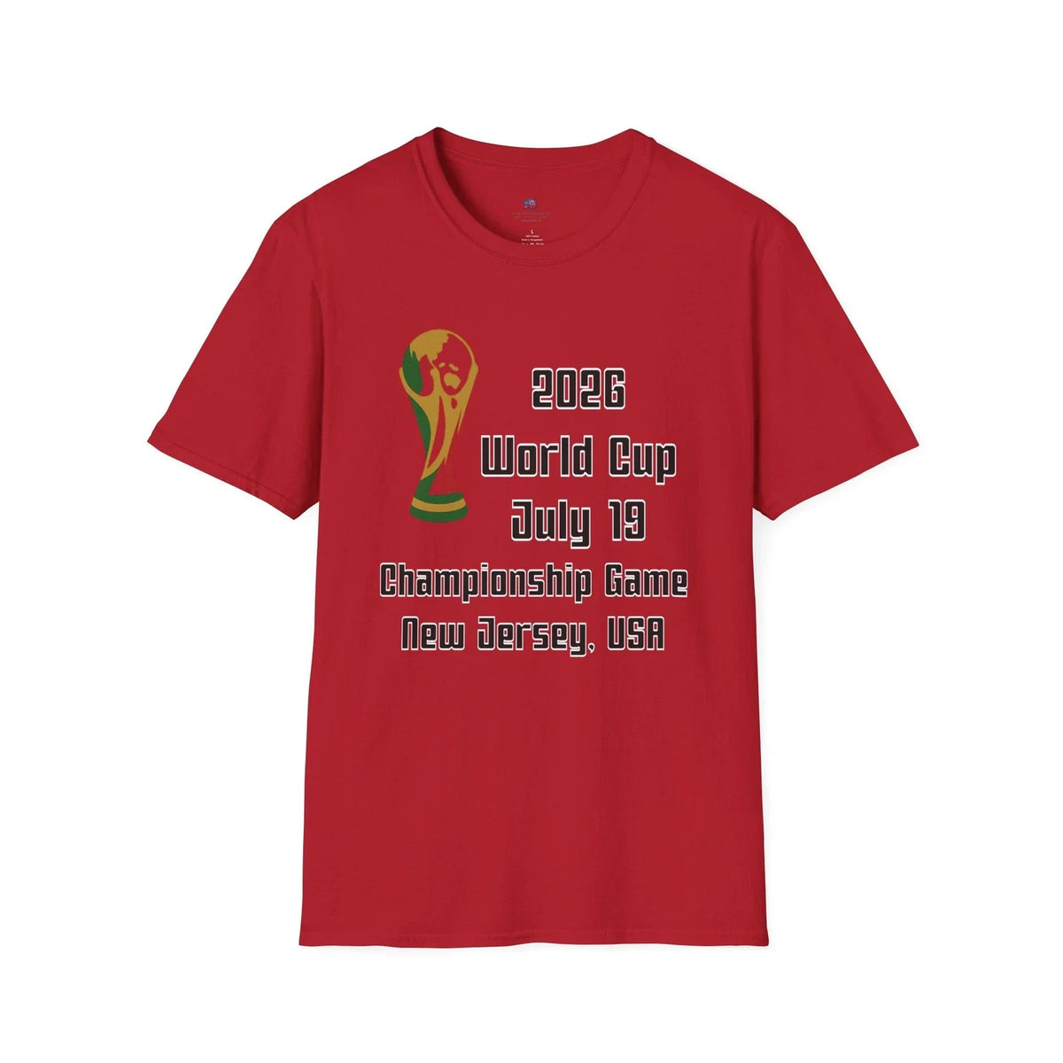 World Cup 2026 USA Championship July 19 | New Jersey Soccer Fans unisex Unisex