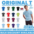 Fruit of the Loom Plain Casual Sports Wear stag do hen Unisex SS048 Unisex
