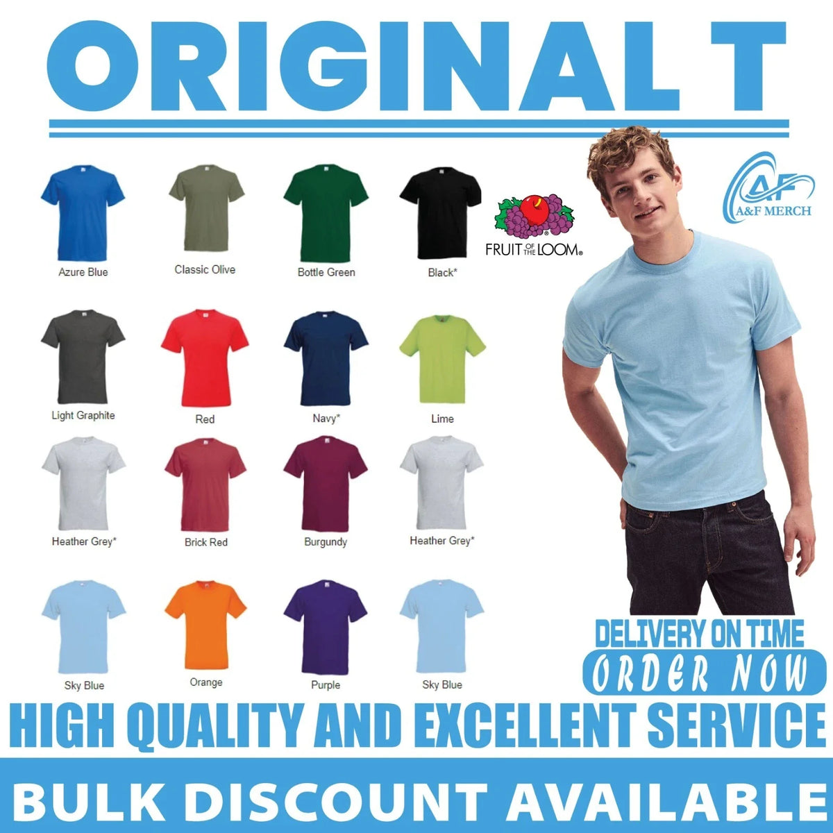 Fruit of the Loom Plain Casual Sports Wear stag do hen Unisex SS048 Unisex