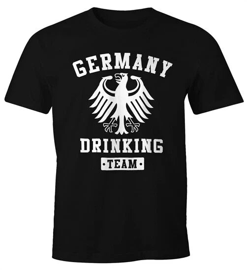 Germany Men's Germany Drinking Team Beer Eagle Fun Shirt Moonworks® Unisex