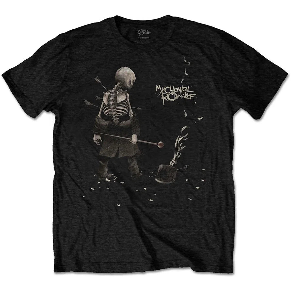 My Chemical Romance Gerard Way Skeleton Official Tee Mens Unisex Unisex