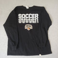 Gildan Youth Longsleeve Shirt Size XL Black "Soccer Houston Dynamo" Graphic Unisex