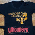 Vintage 80s Chicago Sting Shirt Size Small NASL 70s Soccer Team Whoppers Promo Unisex