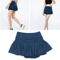Women's Pleated Skirt Stylish Elastic Sports Skirt For Tennis Fitness Unisex