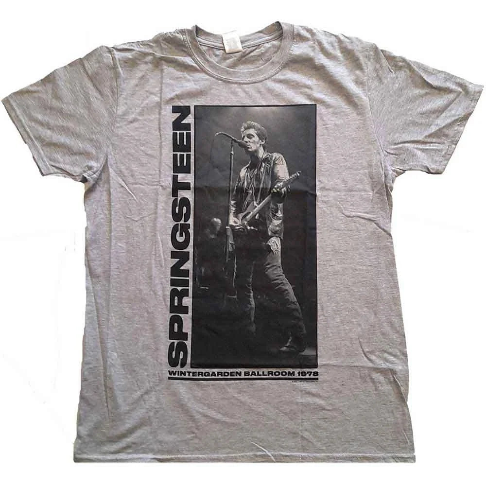 Bruce Springsteen Wintergarden Photo Official Mens Unisex